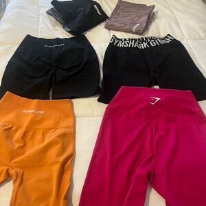 Gymshark/Alphalete shorts and leggings